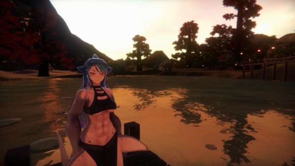Game screenshot from Monster Girl Island