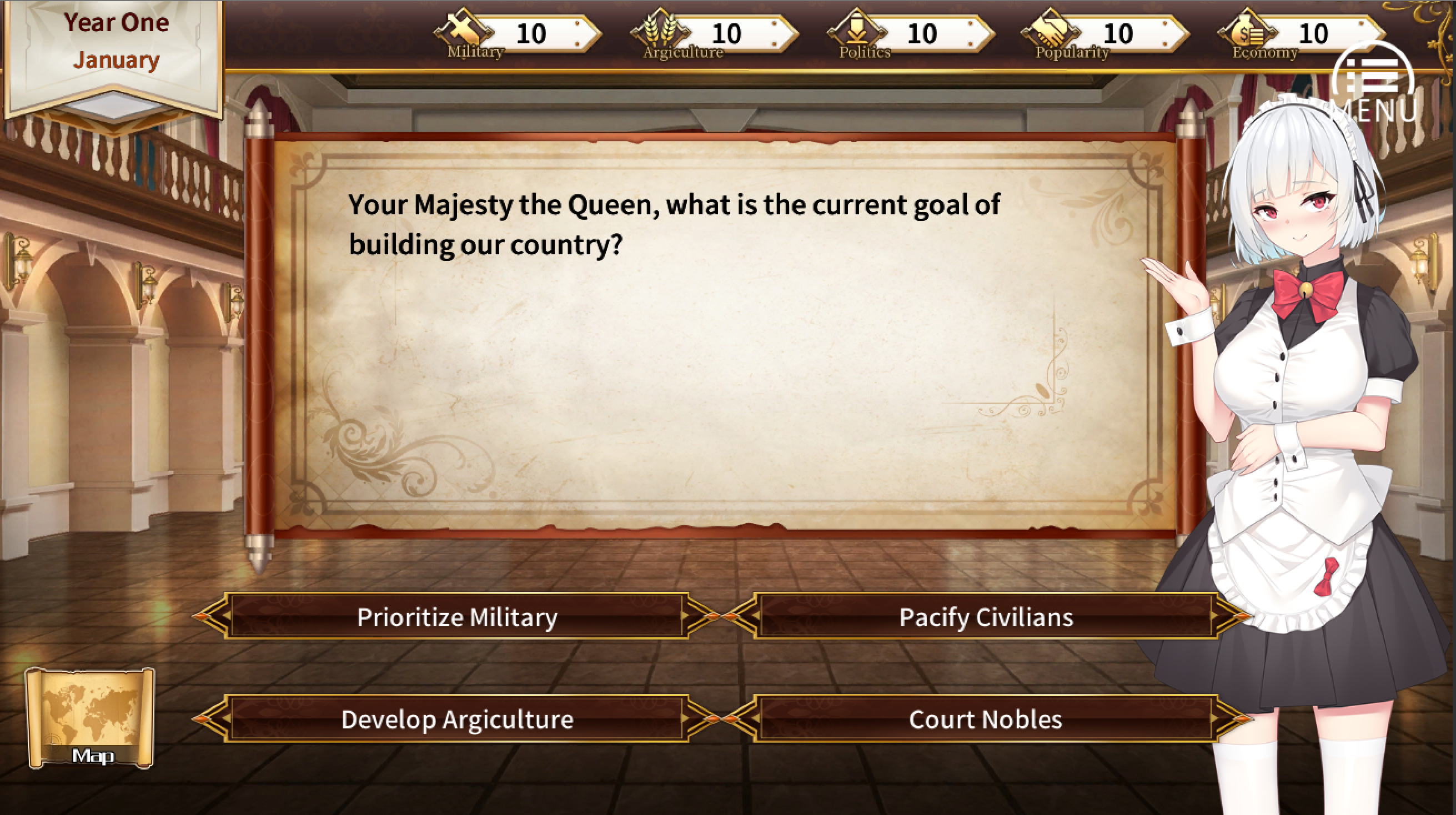 Playmeow - Plataforma de jogos para adultos que produz jogos originais Queen's Glory screenshot1