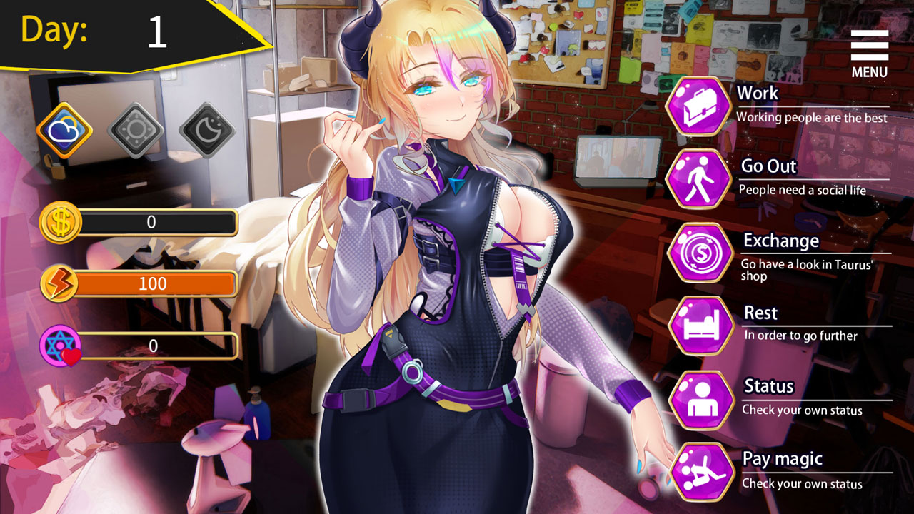Playmeow - Adult game platform that supports original games MY New Born Life In A Harem screenshot2